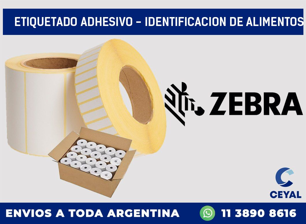 Etiquetado adhesivo – identificacion de alimentos