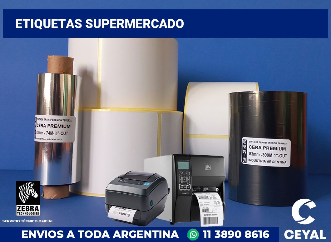 Etiquetas Supermercado