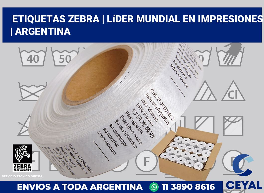 Etiquetas Zebra | Líder mundial en impresiones | Argentina
