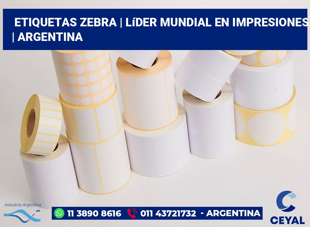Etiquetas Zebra | Líder mundial en impresiones | Argentina