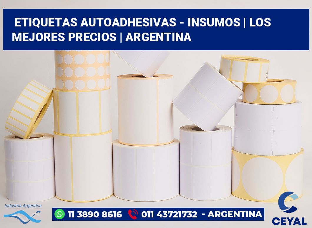 Etiquetas autoadhesivas - insumos | Los mejores precios | Argentina