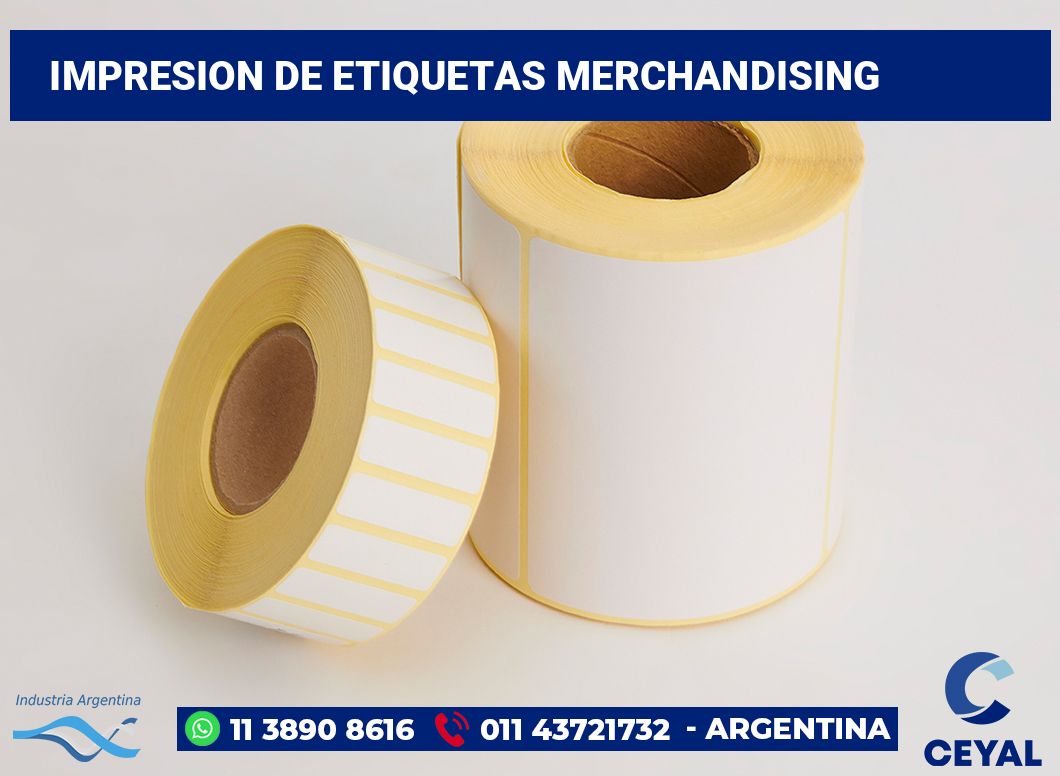 Impresion de etiquetas Merchandising