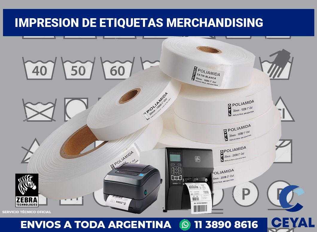 Impresion de etiquetas Merchandising