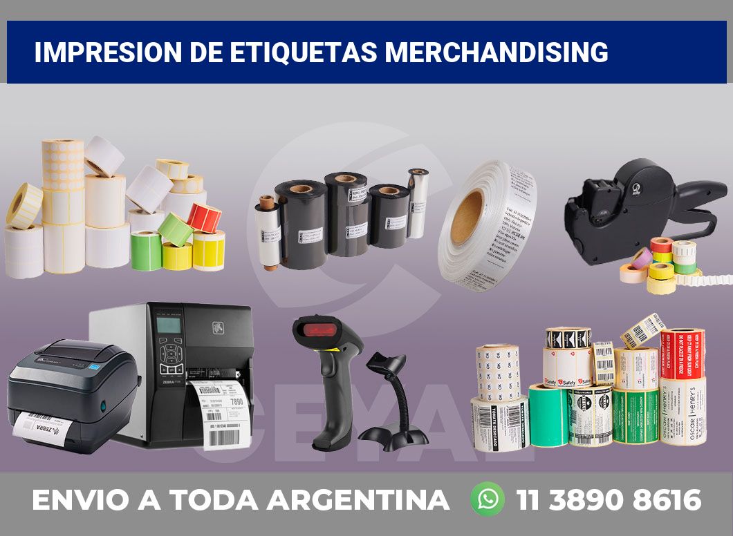 Impresion de etiquetas Merchandising