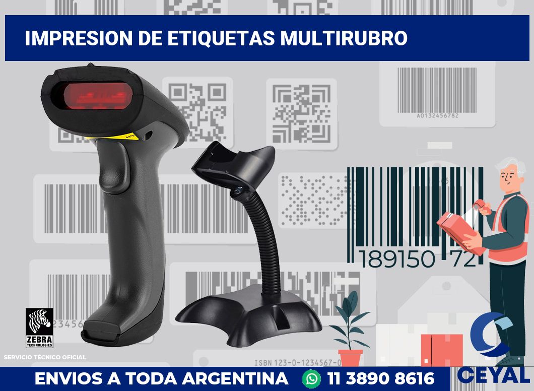 Impresion de etiquetas Multirubro