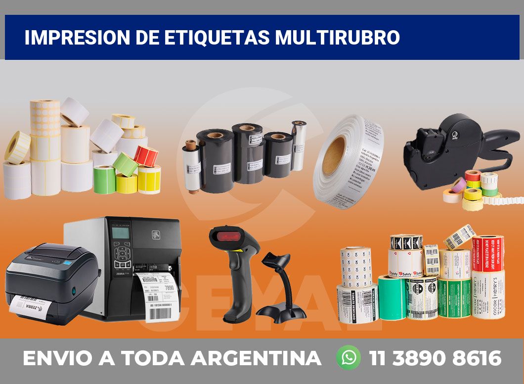 Impresion de etiquetas Multirubro