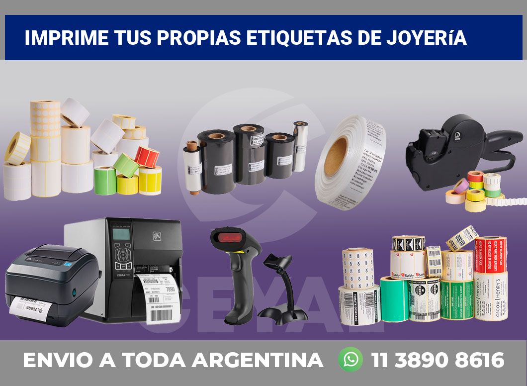 Imprime tus Propias Etiquetas de joyería