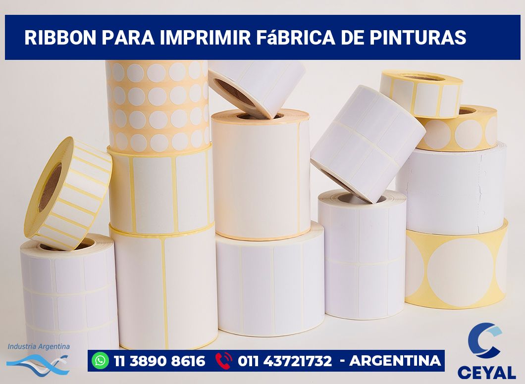 Ribbon para imprimir Fábrica de pinturas