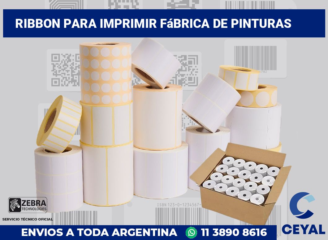 Ribbon para imprimir Fábrica de pinturas