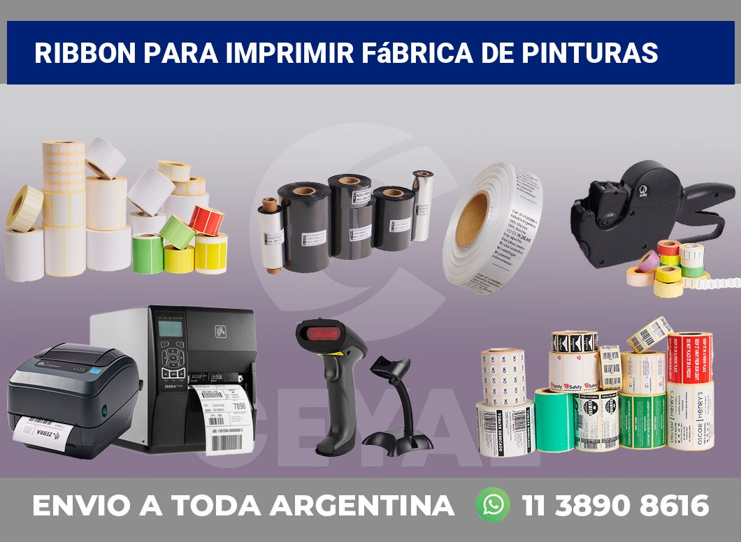 Ribbon para imprimir Fábrica de pinturas
