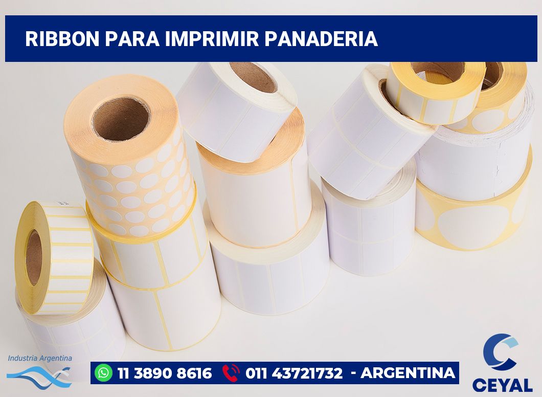 Ribbon para imprimir Panaderia
