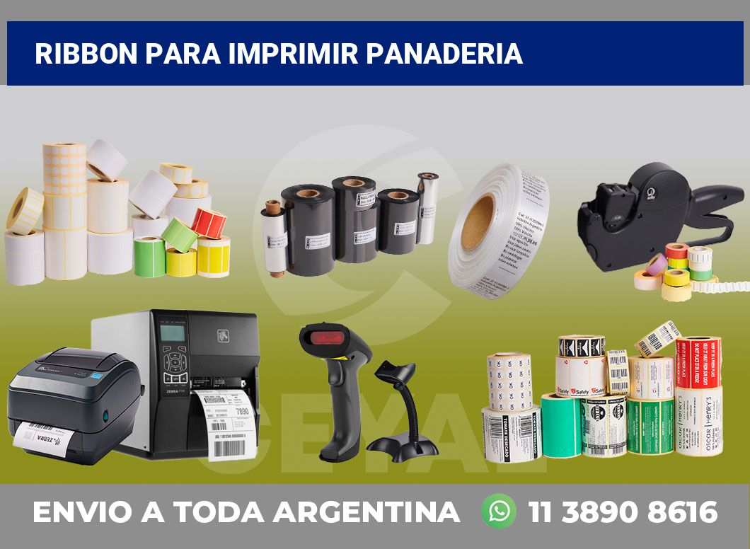Ribbon para imprimir Panaderia