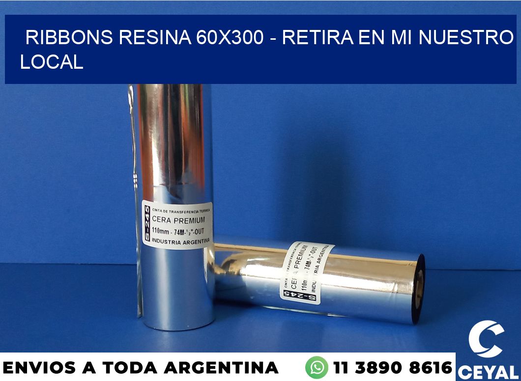 Ribbons resina 60×300 – retira en mi nuestro local