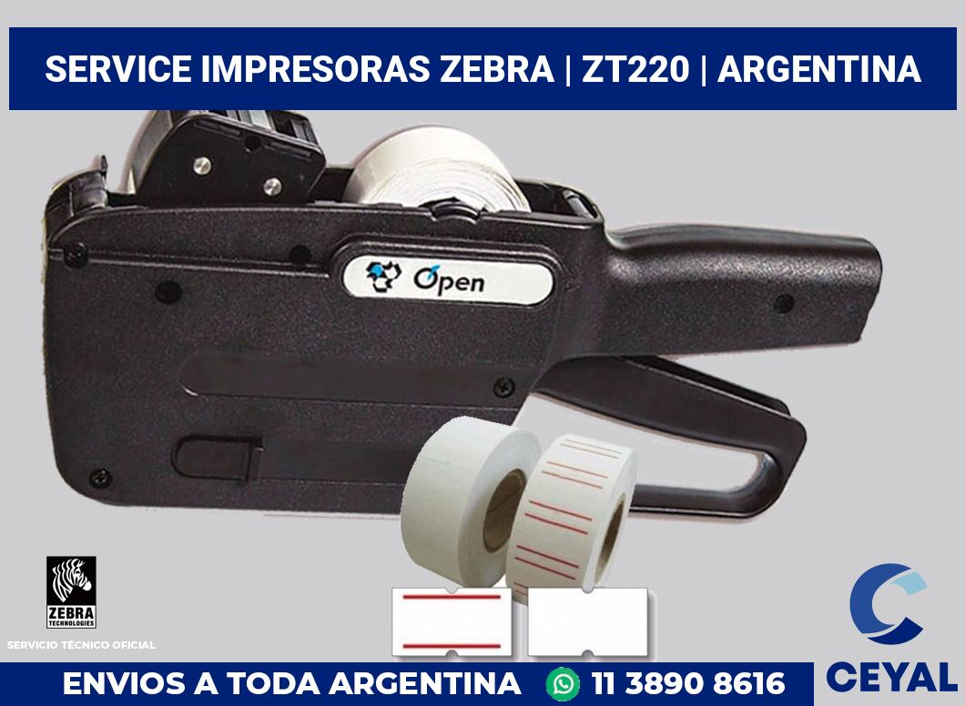 Service impresoras Zebra | ZT220 | Argentina
