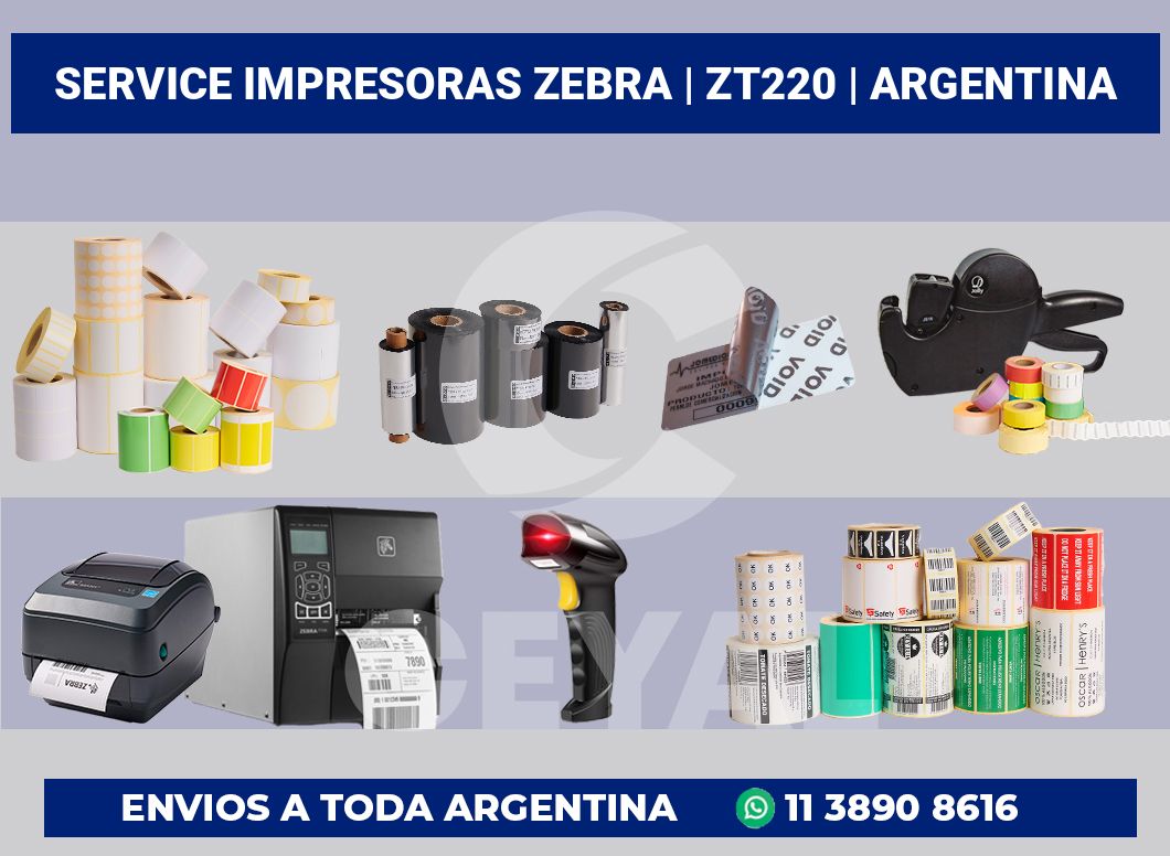 Service impresoras Zebra | ZT220 | Argentina