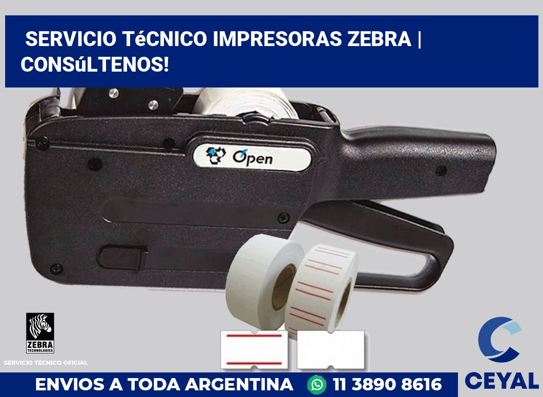 Servicio técnico impresoras Zebra | Consúltenos!