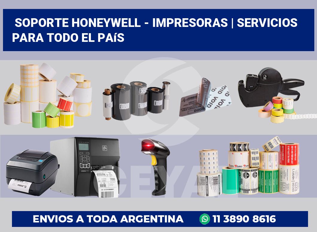 Soporte Honeywell – impresoras | Servicios para todo el país