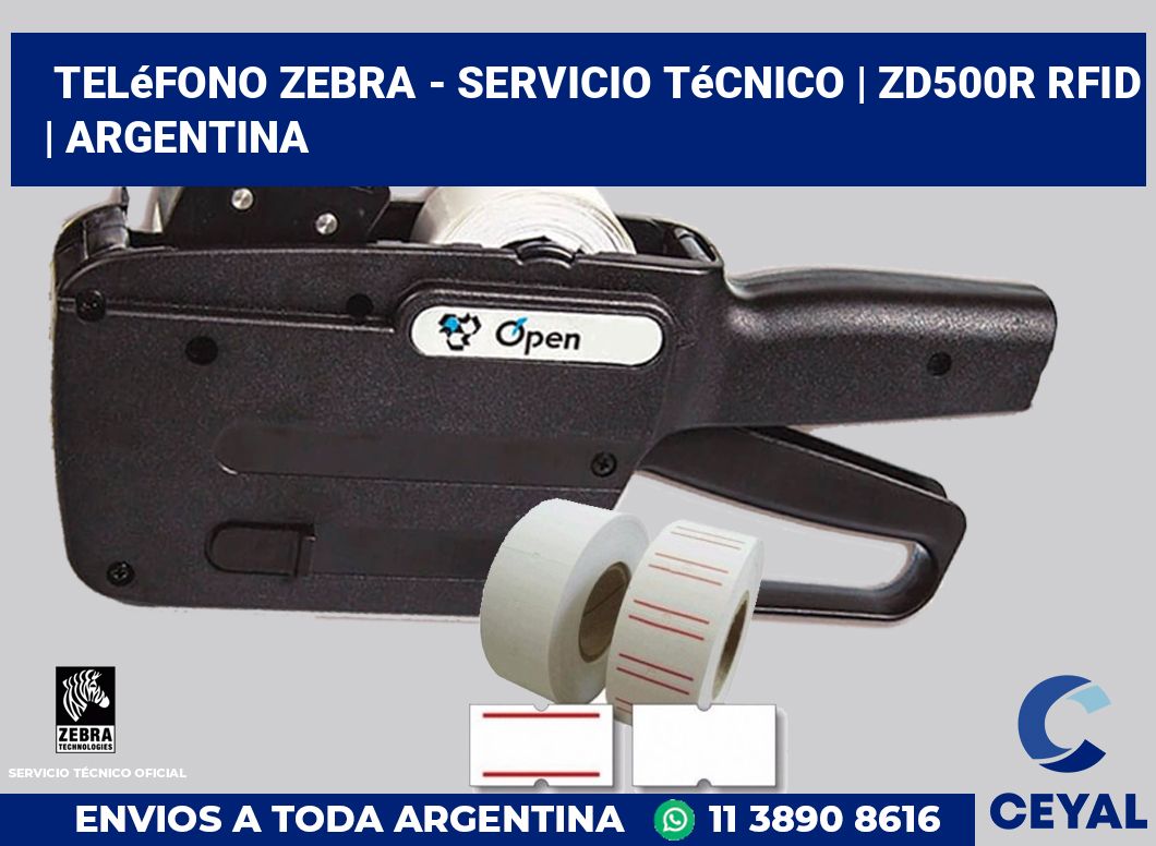 Teléfono Zebra - Servicio Técnico | ZD500R RFID | Argentina