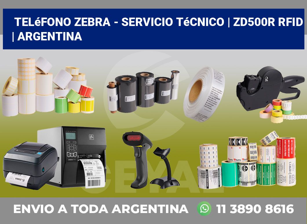 Teléfono Zebra – Servicio Técnico | ZD500R RFID | Argentina