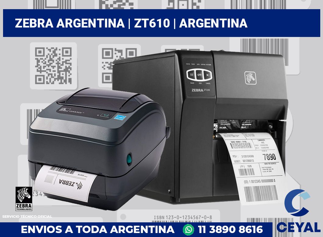Zebra argentina | ZT610 | Argentina