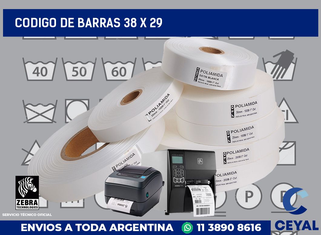 codigo de barras 38 x 29