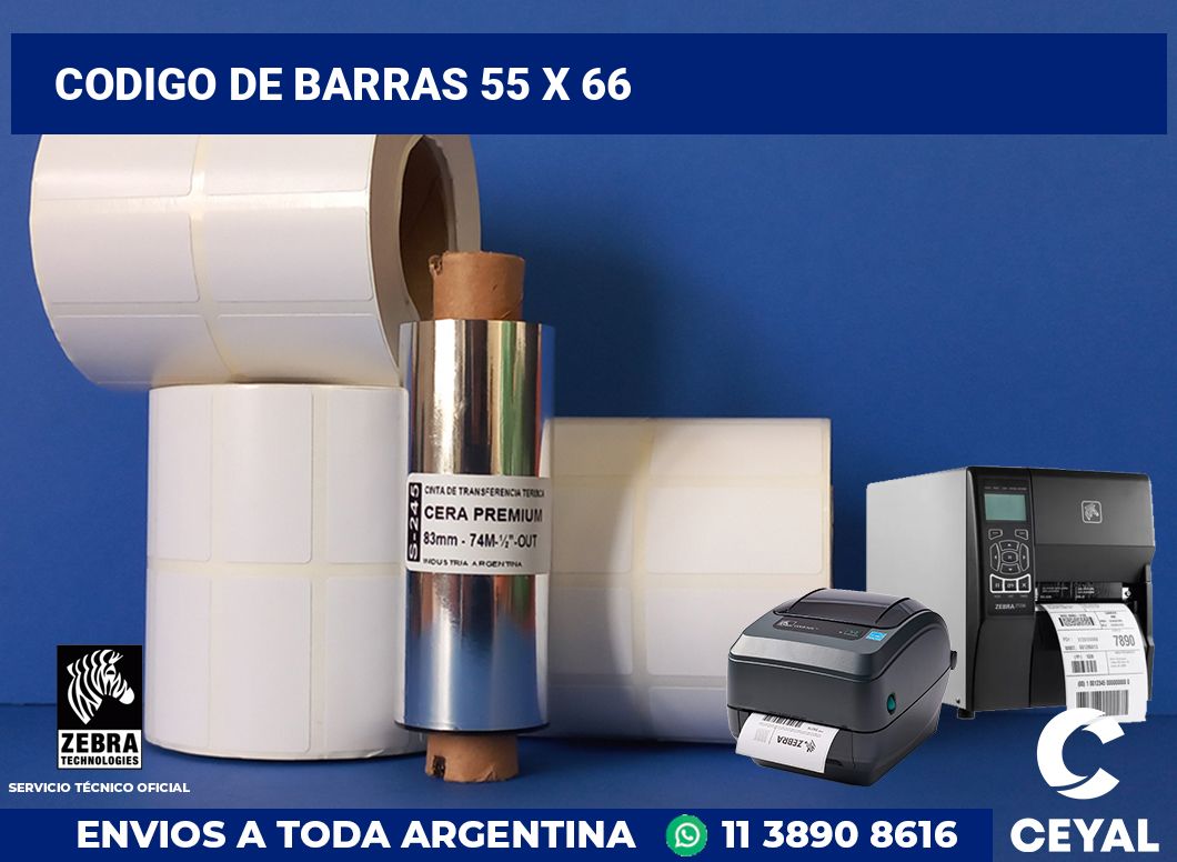 codigo de barras 55 x 66