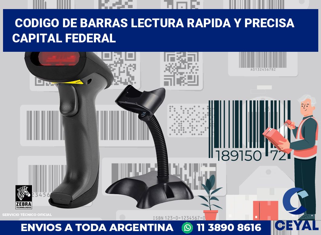 codigo de barras lectura rapida y precisa Capital Federal