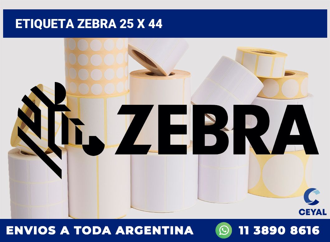 etiqueta zebra 25 x 44