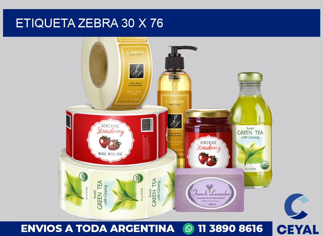 etiqueta zebra 30 x 76