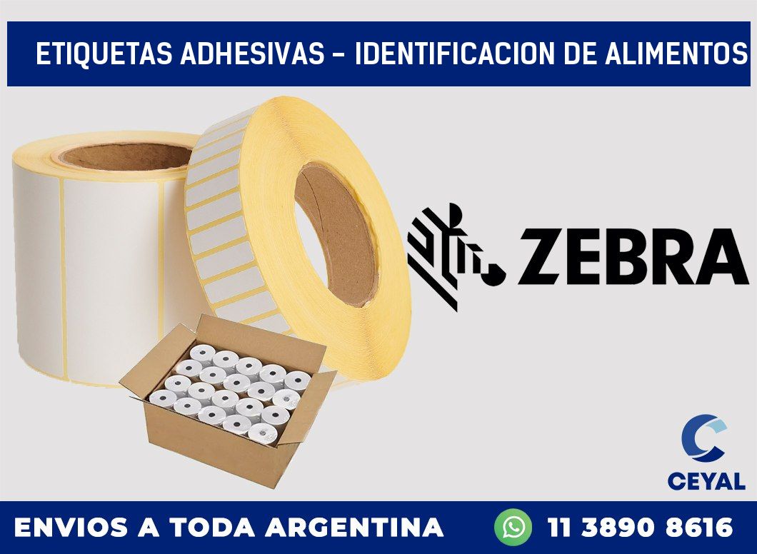 etiquetas adhesivas – identificacion de alimentos