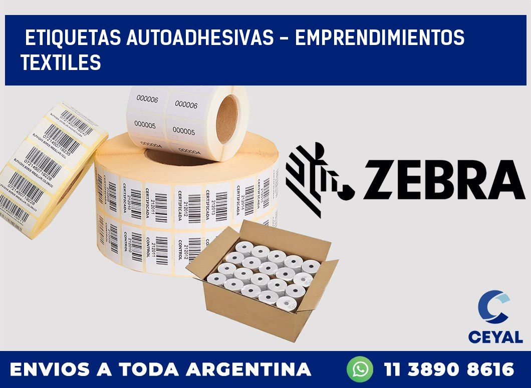 etiquetas autoadhesivas – Emprendimientos textiles