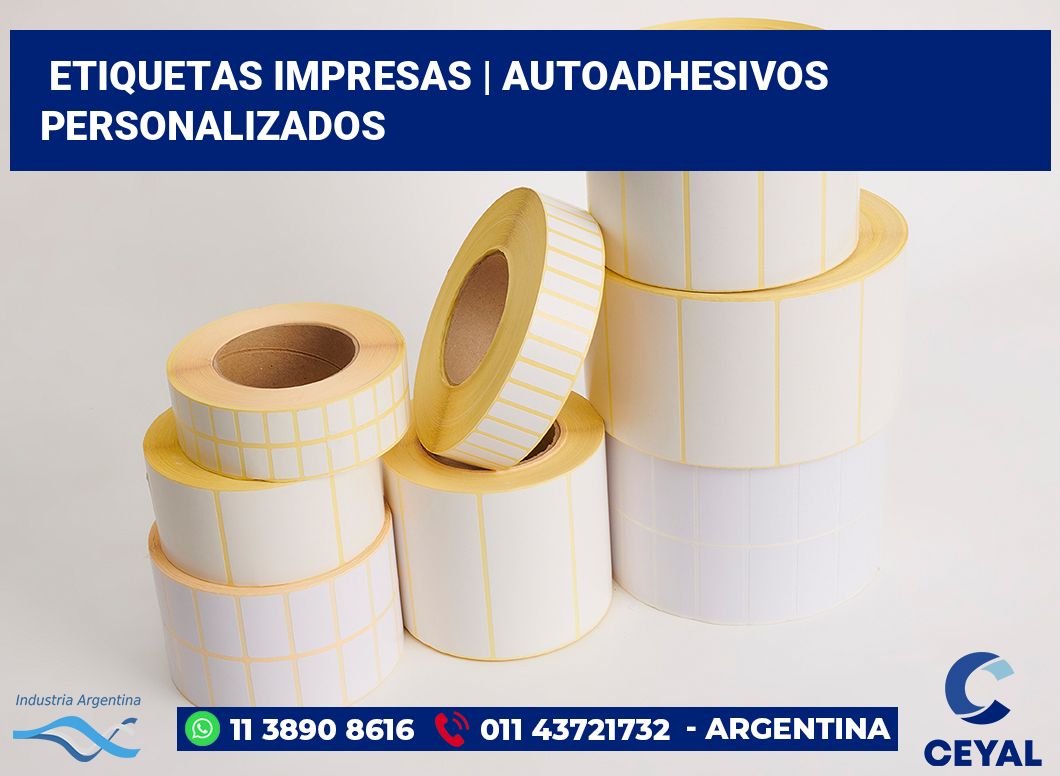 etiquetas impresas | Autoadhesivos personalizados