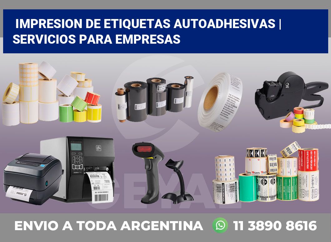 impresion de etiquetas autoadhesivas | Servicios para empresas