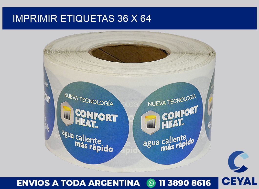 imprimir etiquetas 36 x 64