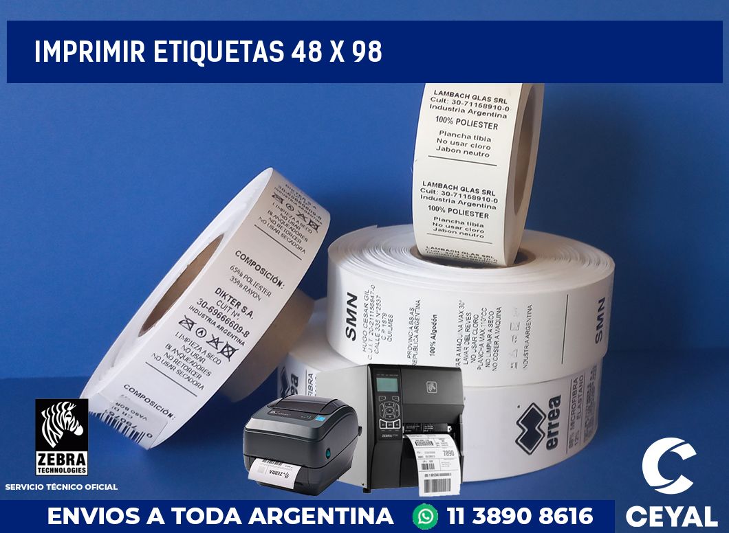 imprimir etiquetas 48 x 98