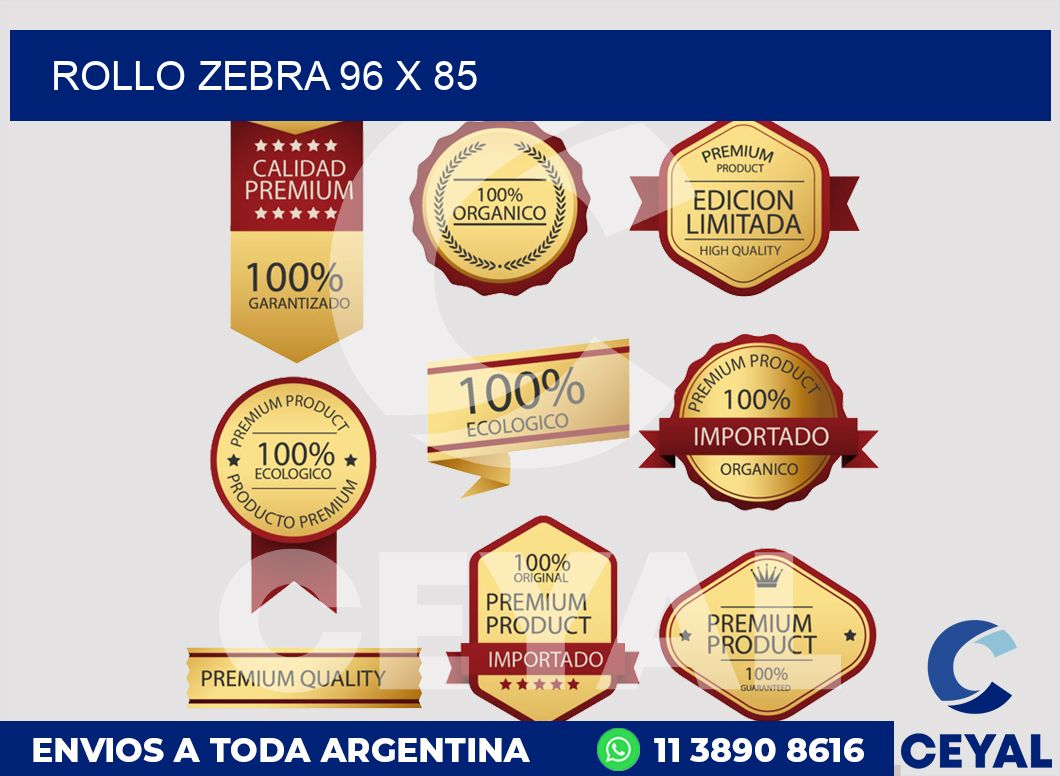 rollo zebra 96 x 85