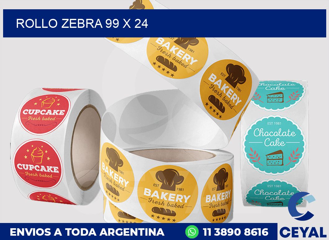 rollo zebra 99 x 24