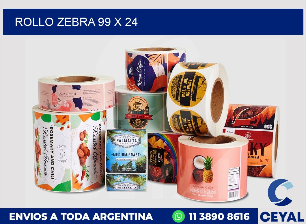 rollo zebra 99 x 24