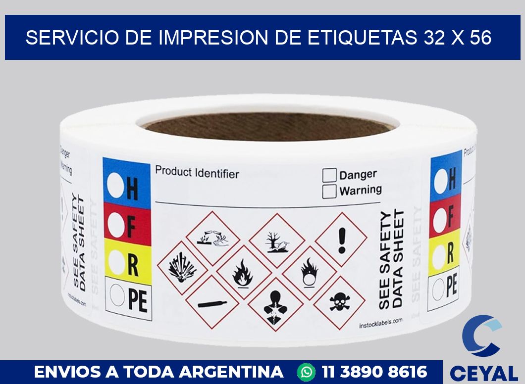 servicio de impresion de etiquetas 32 x 56
