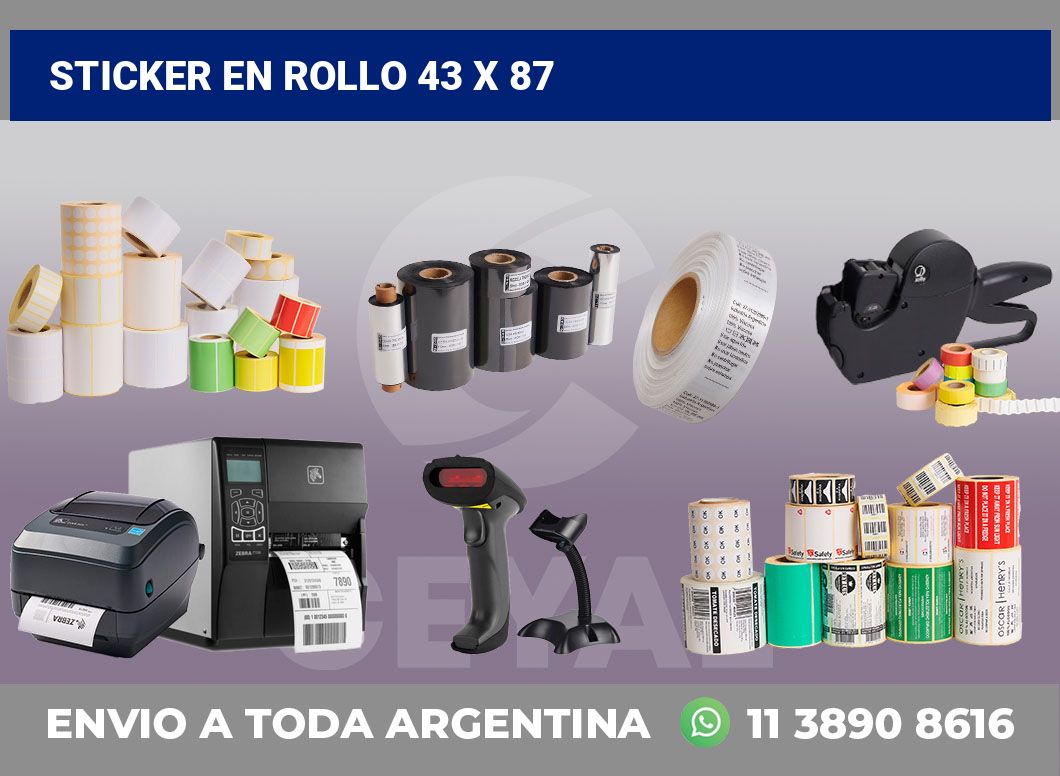 sticker en rollo 43 x 87