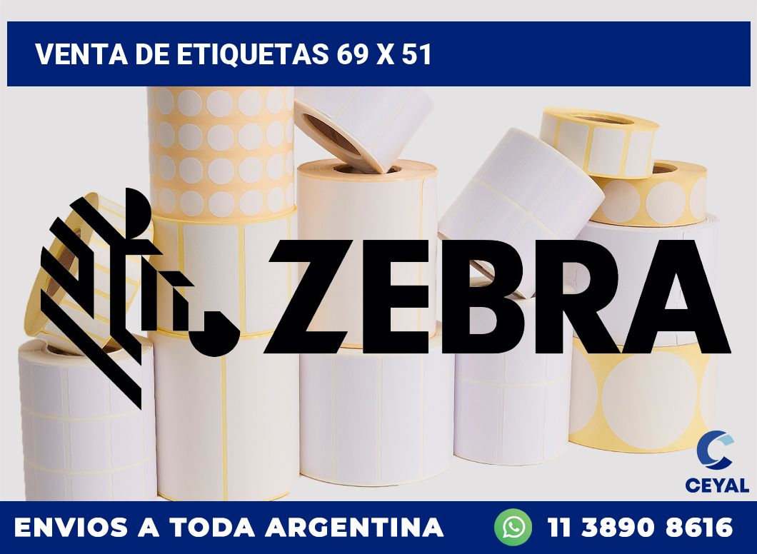 venta de etiquetas 69 x 51
