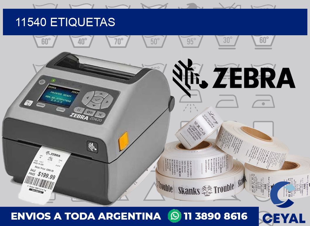 11540 etiquetas