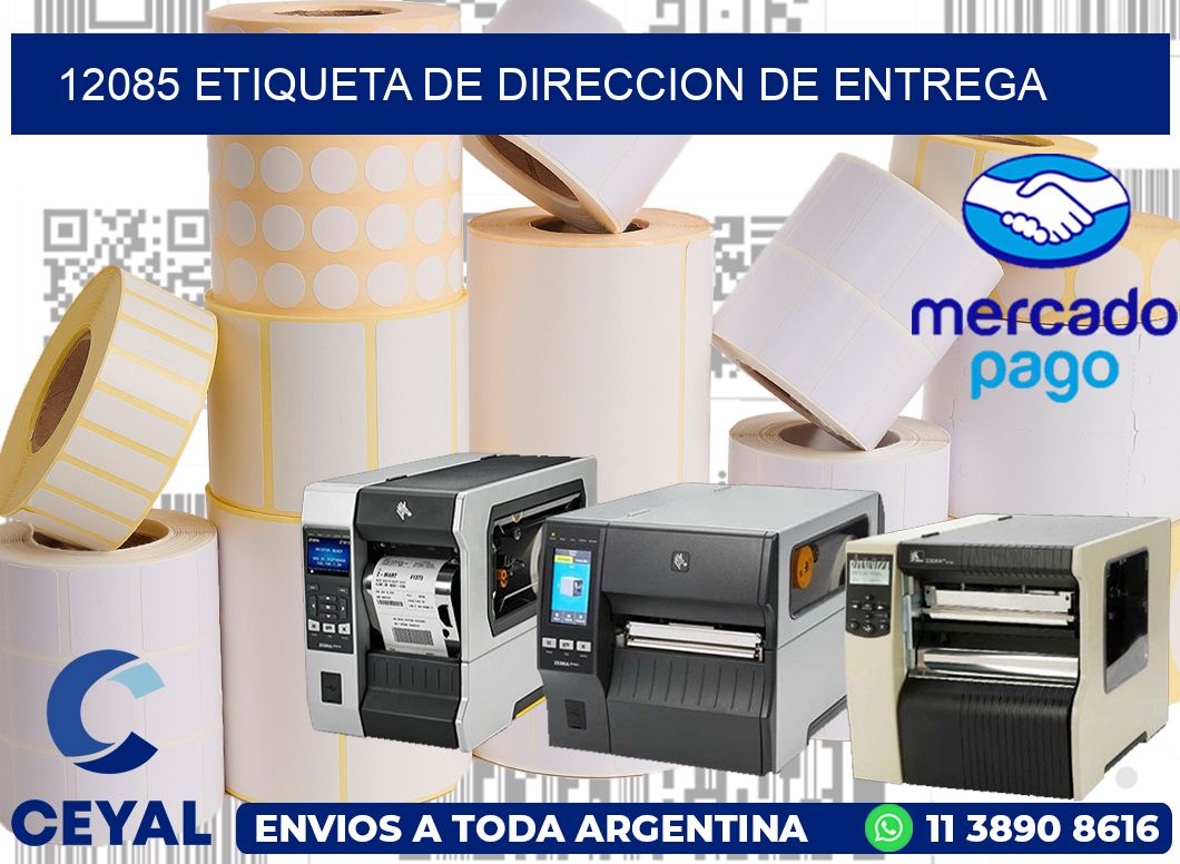 12085 Etiqueta de direccion de entrega