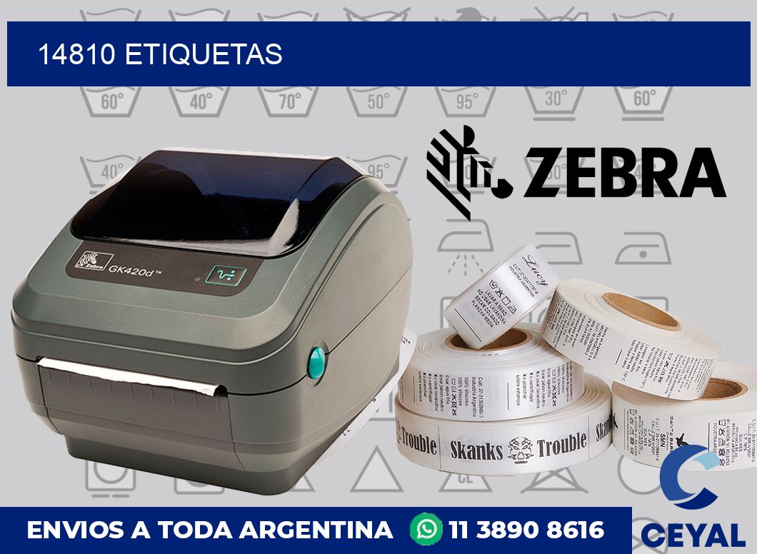 14810 etiquetas
