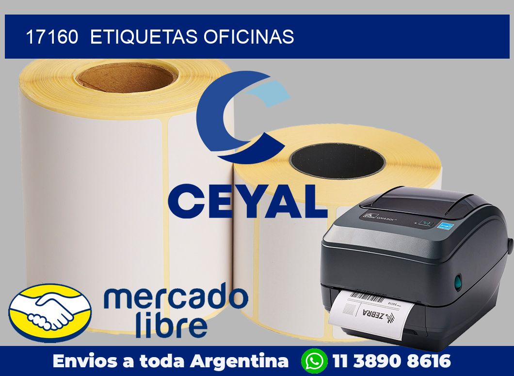 17160  Etiquetas oficinas