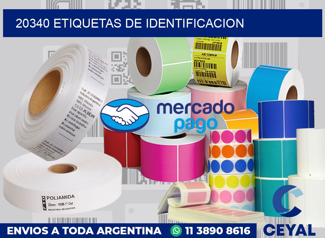 20340 Etiquetas de identificacion