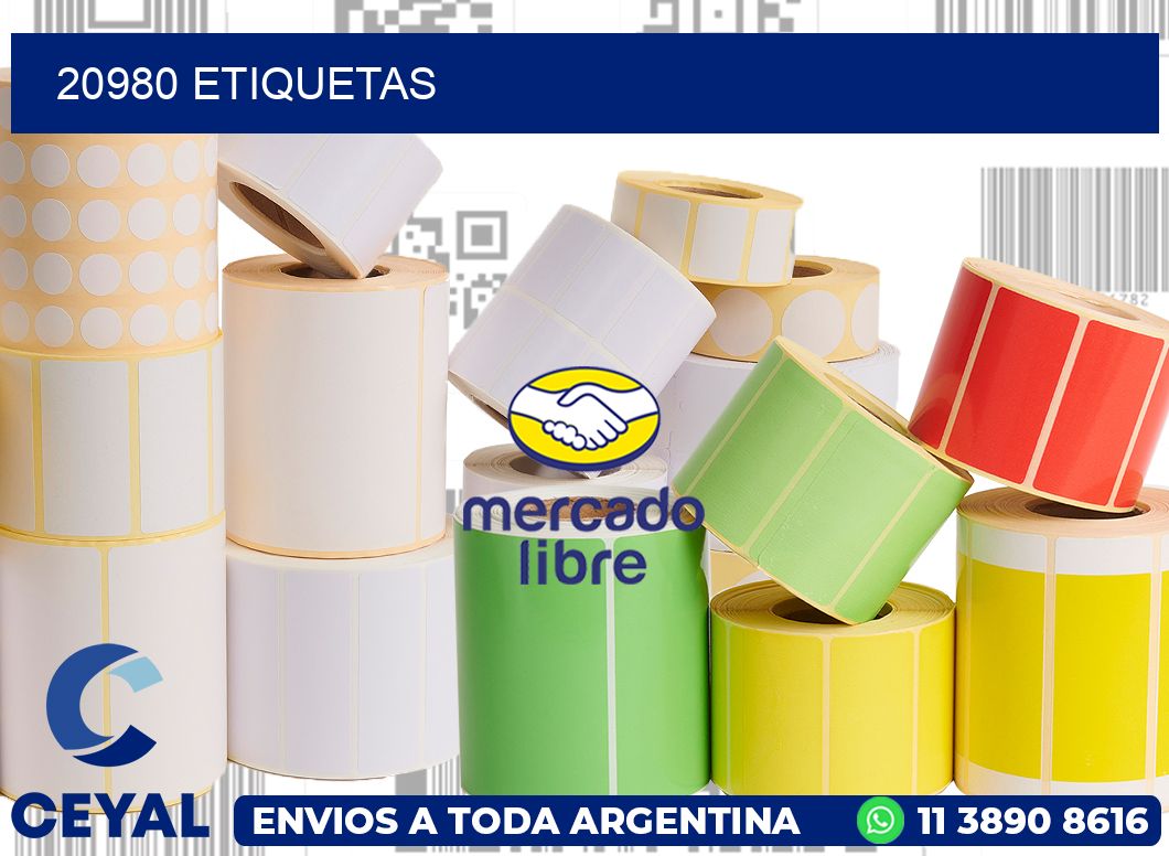 20980 etiquetas