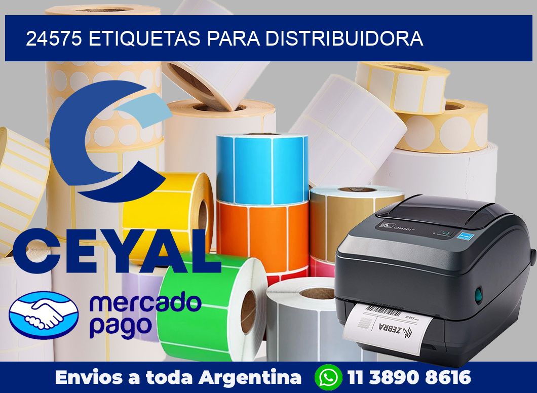 24575 Etiquetas para distribuidora