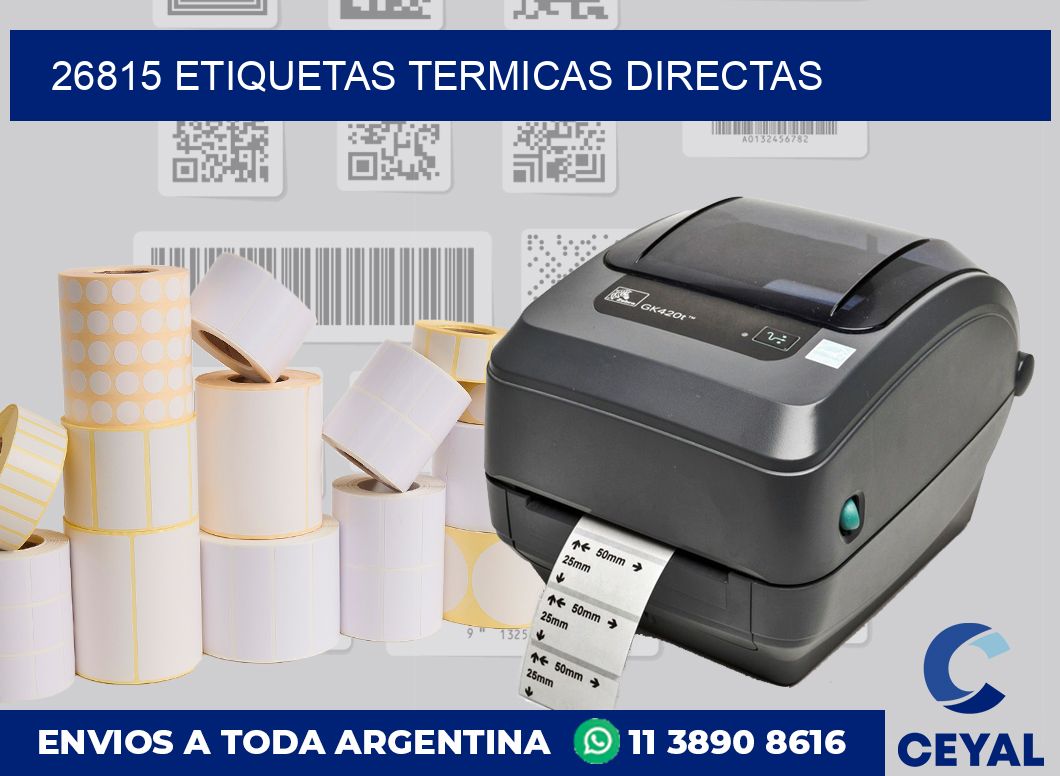 26815 Etiquetas termicas directas