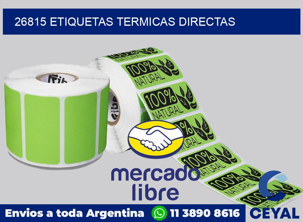 26815 Etiquetas termicas directas